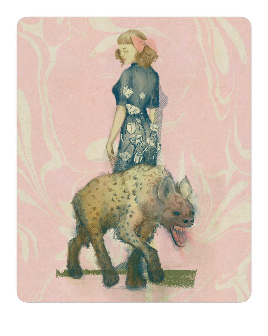 Fine art print titled “Social Media” by Broy Co., exploring authenticity and performance in modern culture.